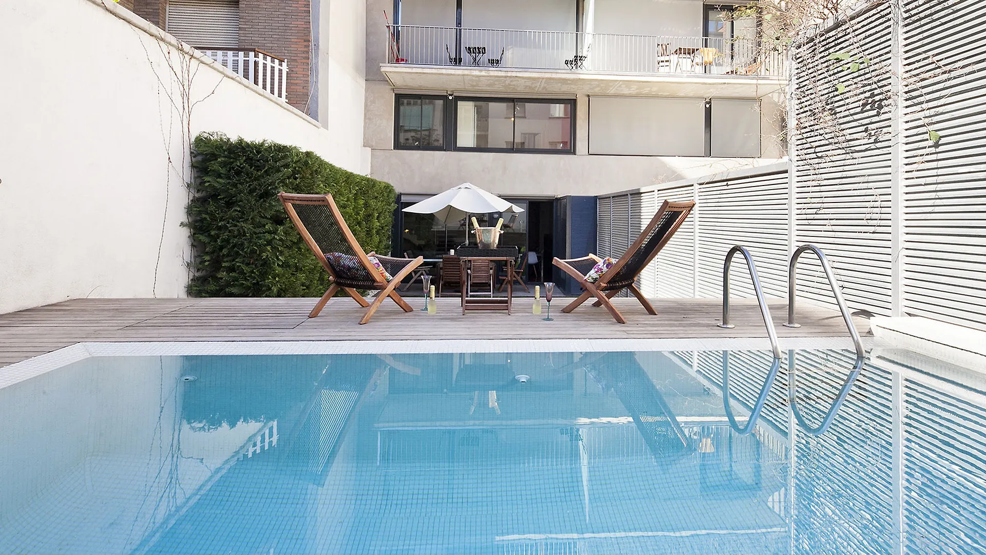 Ferienwohnung My Space Barcelona Private Pool Garden