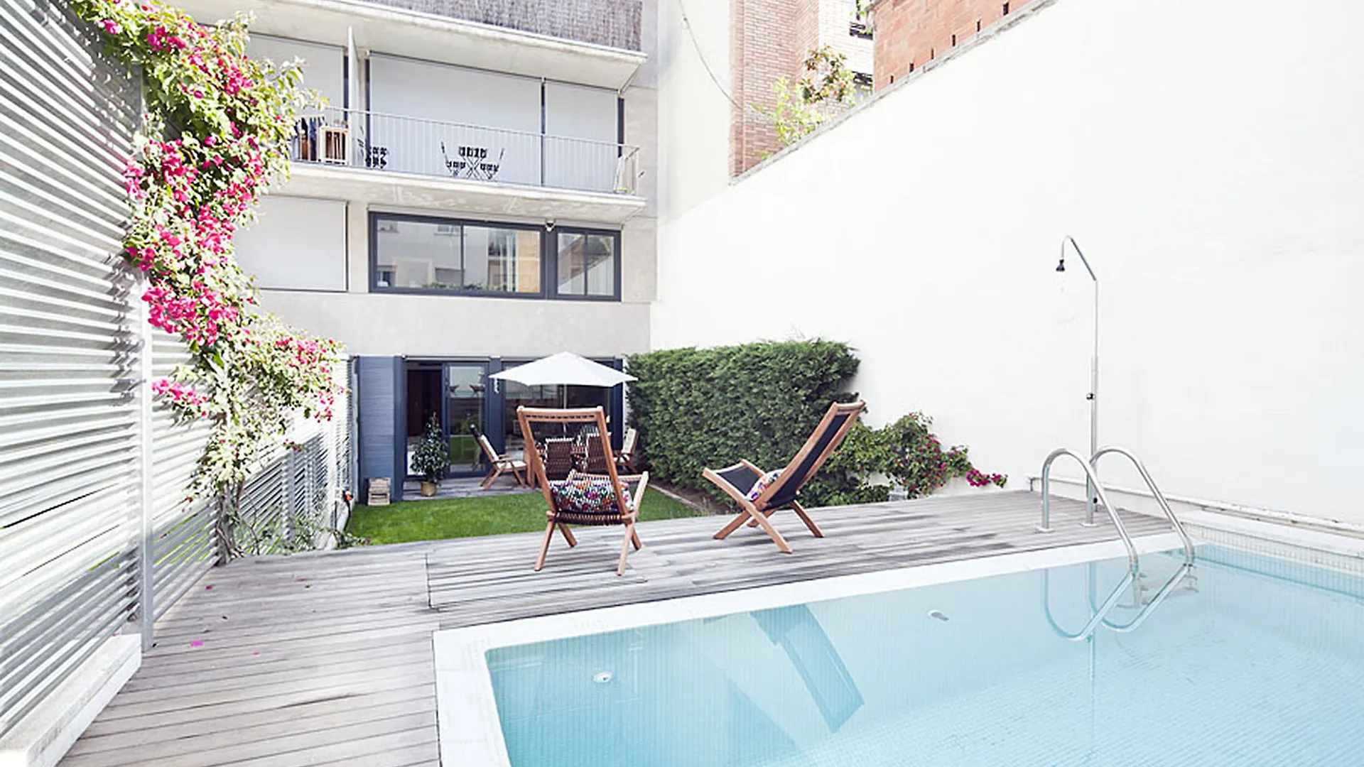 Ferienwohnung My Space Barcelona Private Pool Garden Apartment